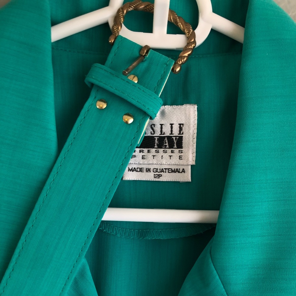 Old fashioned green dress